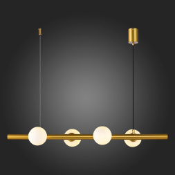 SL1185.203.04 Подвес ST-Luce Золотистый/Белый G9 4*5W ASOLO ST LUCE
