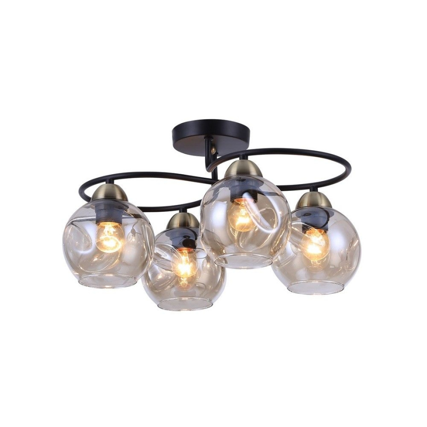 Потолочная люстра Carini OML-95007-04 Omnilux E27 Лофт