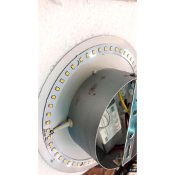 Настенный светильник ODEON LIGHT 3562/9WLY LUNARIO LED 9W серебряное фольгирование модерн