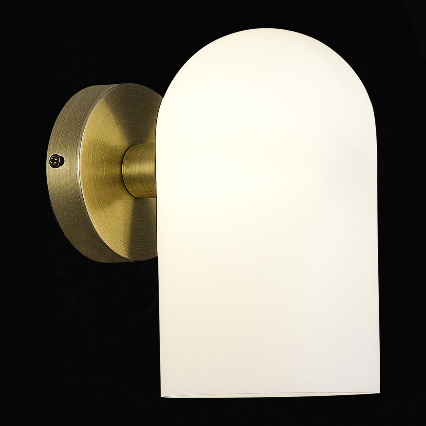 SLE1047-301-01 Светильник настенный Бронза/Молочно-белый E14 1*40W NOBILIA EVOLUCE