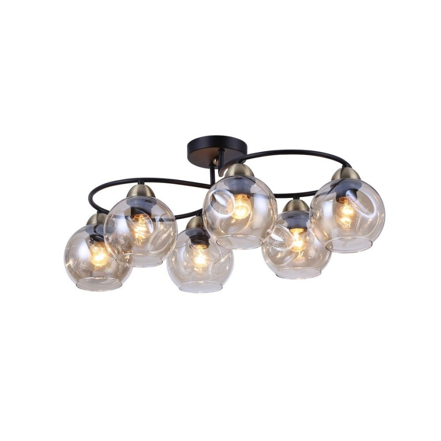 Потолочная люстра Carini OML-95007-06 Omnilux E27 Лофт