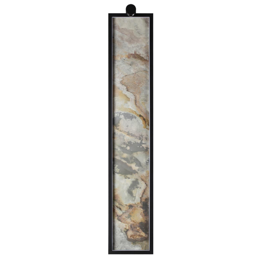 Настенные ODEON LIGHT 5078/35WL STOFLAKE модерн матовый черный/серо-бежевый 35W