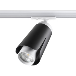 Светильник трековый однофазный трехжильный NOVOTECH 370836 TULIP хай-тек черный 9Вт