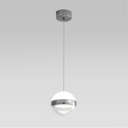 Подвес ODEON LIGHT 5037/9L RONI модерн никель/античная бронза/прозрачн/молочный 9