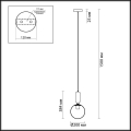 Подвес Odeon light  Okia 4669/1