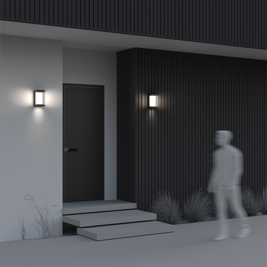 Настенный светильник (бра) Outdoor O021WL-L10B3K