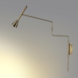 Настенный ODEON LIGHT 7032/1W IZZY хай-тек, минимализм бронзовый 9Вт