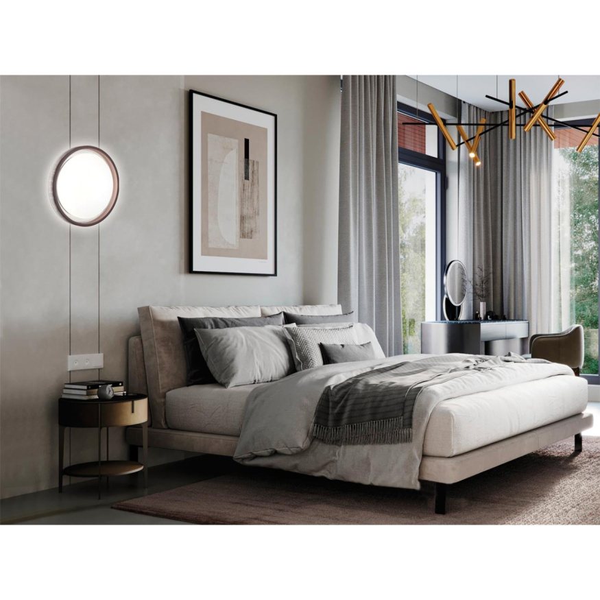 Настенно-потолочный светильник SONEX 7697/DL HANI модерн белый/прозрачный 48W