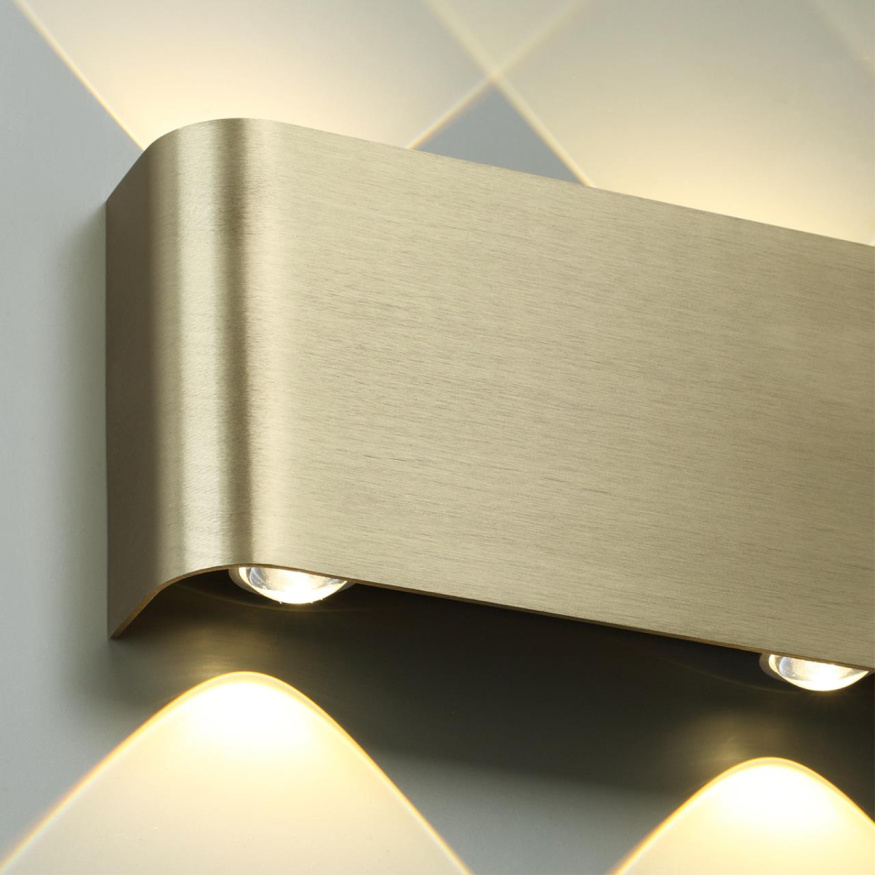 Настенный светильник ODEON LIGHT 7107/2WL MAGNUM матовый никель 2Вт