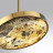 Подвесной светильник ODEON LIGHT 5079/15L BERGI LED 15W золотой глянцевый/серо-бежевый модерн
