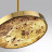 Подвесной светильник ODEON LIGHT 5079/15L BERGI LED 15W золотой глянцевый/серо-бежевый модерн