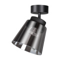 Светильник накладной светодиодный NOVOTECH 358644 ARTIK хай-тек корпус черный/плафон дымчатый 24W