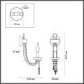Бра Odeon light  Capel 5063/1W