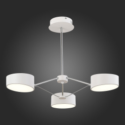 SLE6005-502-03 Светильник потолочный Белый, Хром/Белый LED 3*10W VALLE EVOLUCE