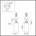 Бра Odeon light  Bizet 4855/1WA