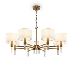 Подвесная люстра Lino FR5186PL-08BS Freya E14 Классический, Современный