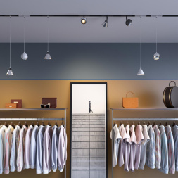 Трековый светильник для низковольного шинопровода NOVOTECH 358400 FLUM хай-тек черный/хром 10W