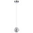 Подвесной светильник ODEON LIGHT 5084/5L JEMSTONE LED 5W хром/прозрачный модерн
