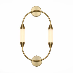 SL6004.301.02 Бра ST-Luce Латунь/Белый LED 2*4W 3000K OLBIA ST LUCE