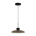 Подвес ODEON LIGHT 5055/9L SAUCER модерн черный/дымчатый 9Вт