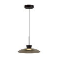 Подвес ODEON LIGHT 5055/9L SAUCER модерн черный/дымчатый 9Вт