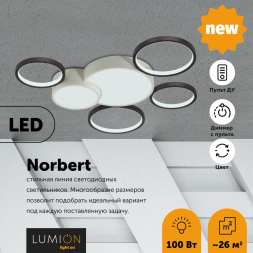 Люстра потолочная LUMION NORBERT 5253/99CL