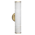 Настенный светильник ODEON LIGHT 6674/12WL MARBELLA модерн под латунь/белый 12Вт