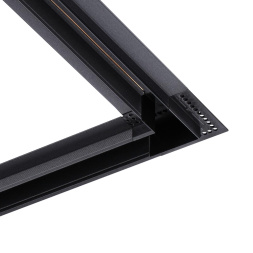 Соединитель «L» токопроводящий для шинопровода в ГКЛ (для арт.135197, 135199) NOVOTECH 135280 SMAL черный