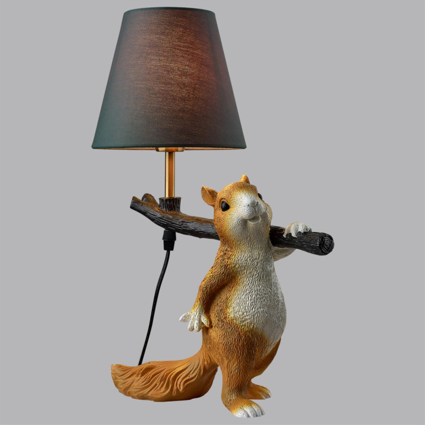 Настольная лампа LUMION 6523/1T SQUIRREL модерн разноцветный 1x40W