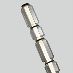 Торшер ODEON LIGHT EXCLUSIVE 5408/53FL JAM хай-тек черный/дымчатый 53W