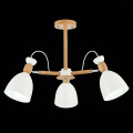 SLE103802-03 Светильник потолочный Светлое дерево, Белый/Белый E27 3*60W BALCAMO EVOLUCE