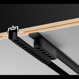 Низковольтный накладной шинопровод, длина 2м, (заглушки в комплекте) NOVOTECH 135196 SMAL лофт, минимализм, хай-тек белый