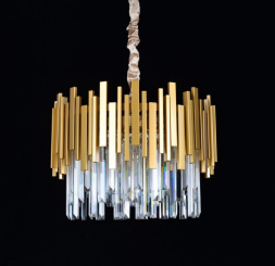 Подвесная люстра 728 OML-72803-09 Omnilux E14 Арт-Деко