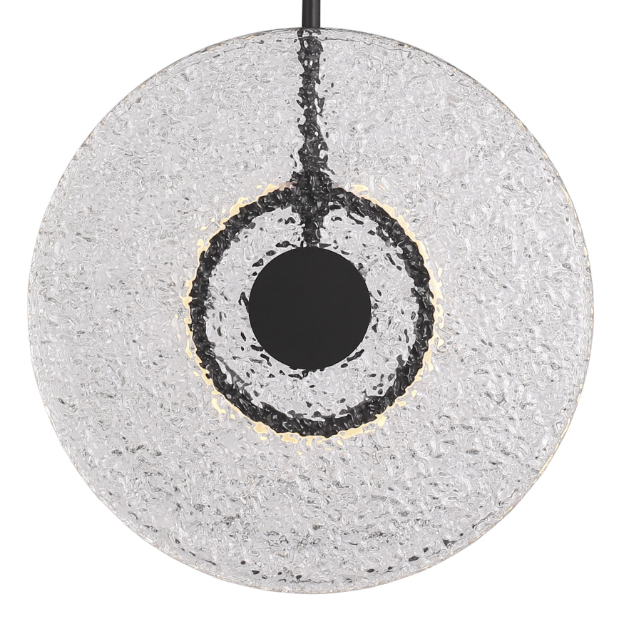 SL6142.403.01 Светильник подвесной ST-Luce черный/радужный LED 1*8W 4000K ALUMNO ST LUCE