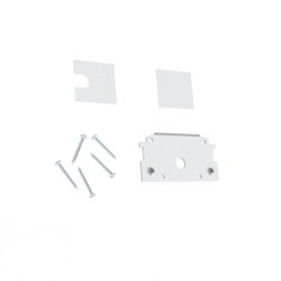 Заглушка торцевая для шинопровода арт.135202 NOVOTECH 135278 SMAL модерн, минимализм, хай-тек, лофт белый