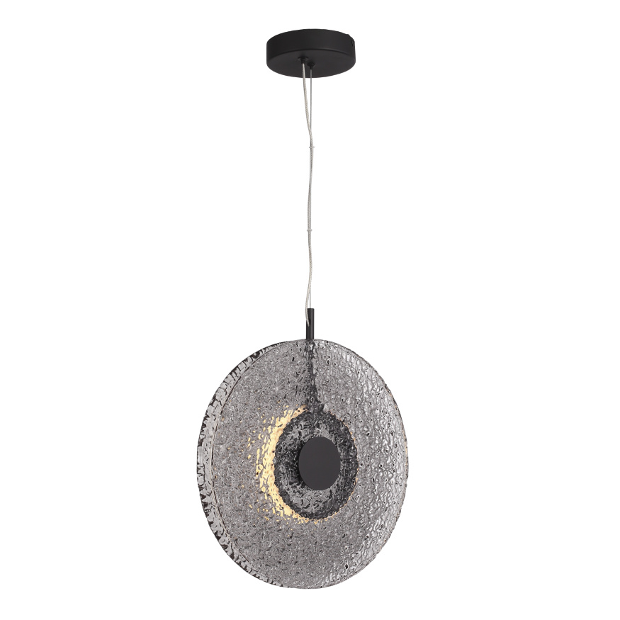 SL6142.413.01 Светильник подвесной ST-Luce черный/дымчатый LED 1*8W 4000K ALUMNO ST LUCE