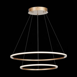 ST604.243.56 Светильник подвесной ST-Luce Золотистый/Белый LED 1*56W 4000K Подвесные светильники ST LUCE