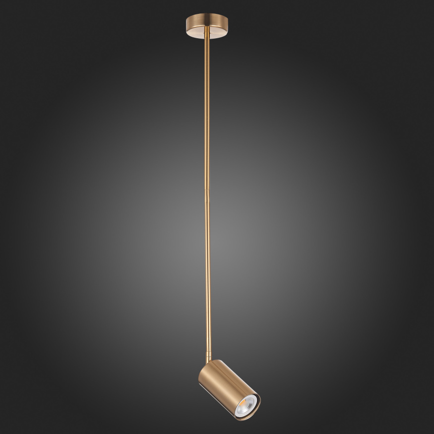 SL1206.303.01 Светильник подвесной ST-Luce Латунь/Латунь GU10 1*5W SORMANO ST LUCE