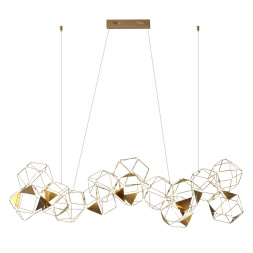 Люстра ODEON LIGHT 5086/64L TRELLIS хай-тек античная бронза 64W