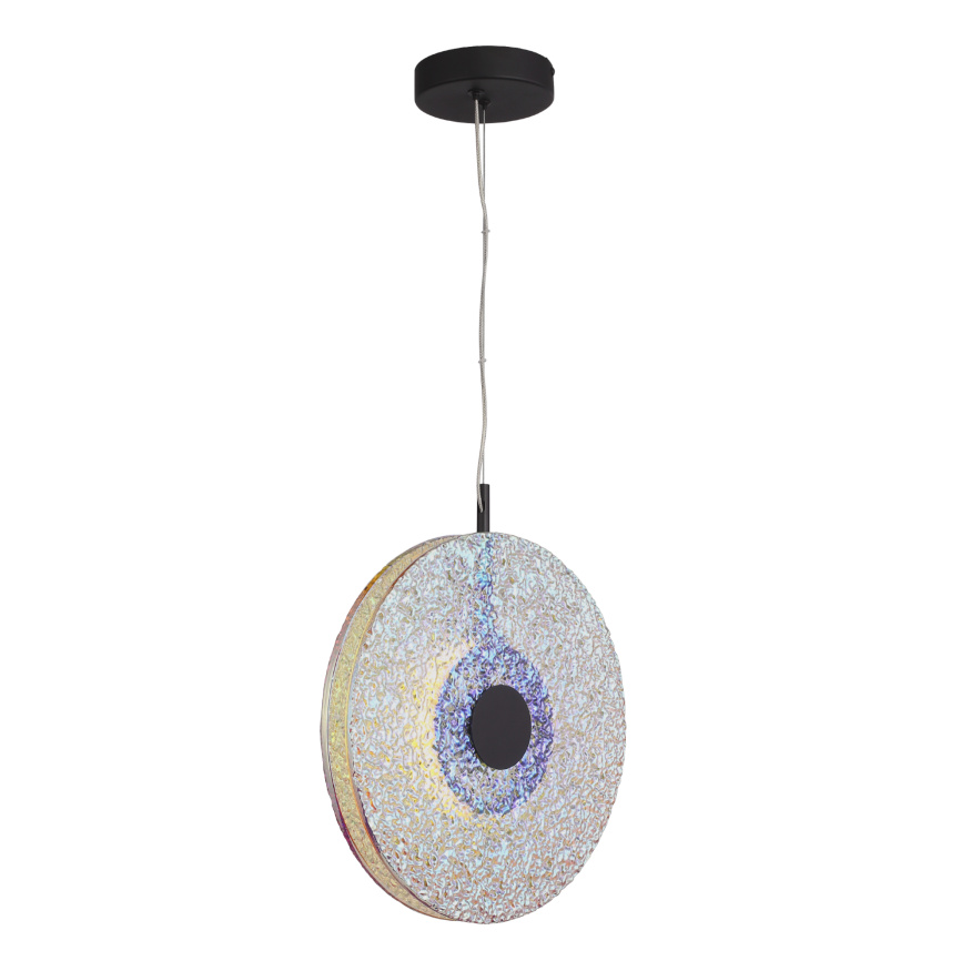 SL6142.423.01 Светильник подвесной ST-Luce черный/радужный LED 1*8W 4000K ALUMNO ST LUCE