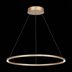 ST605.243.34 Светильник подвесной ST-Luce Золотистый/Белый LED 1*34W 4000K Подвесные светильники ST LUCE