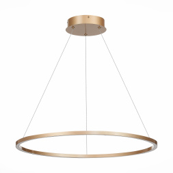 ST605.243.34 Светильник подвесной ST-Luce Золотистый/Белый LED 1*34W 4000K Подвесные светильники ST LUCE