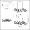 Люстра линейная Odeon light  Trellis 5086/32L