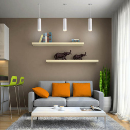 Подвес встраиваемый светодиодный NOVOTECH 357690 ARUM в скандинавском стиле белый 12Вт