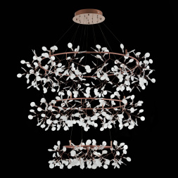 SL379.203.486 Люстра подвесная ST-Luce Медный/Белый LED 486*0,5W 3500K  (из 3-х коробок) RAFINA ST LUCE