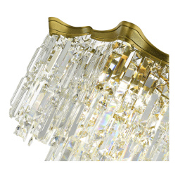 SL1659.302.10 Светильник потолочный ST-Luce Латунь/Прозрачный E14 10*60W OFELIA ST LUCE