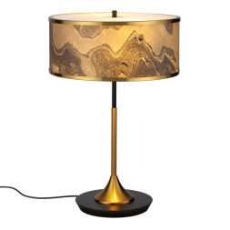 Настольная лампа ODEON LIGHT 5064/2T BERGI LED 2*10W античная бронза/серо-бежевый модерн