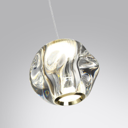 Подвес ODEON LIGHT 5085/5L JEMSTONE модерн золото/прозрачный 5Вт