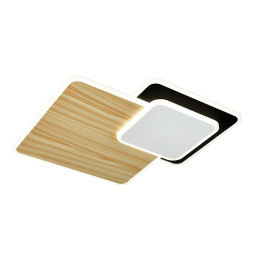 Потолочный светильник SONEX 7737/60L PINE модерн белый/под дерево/черный 60W