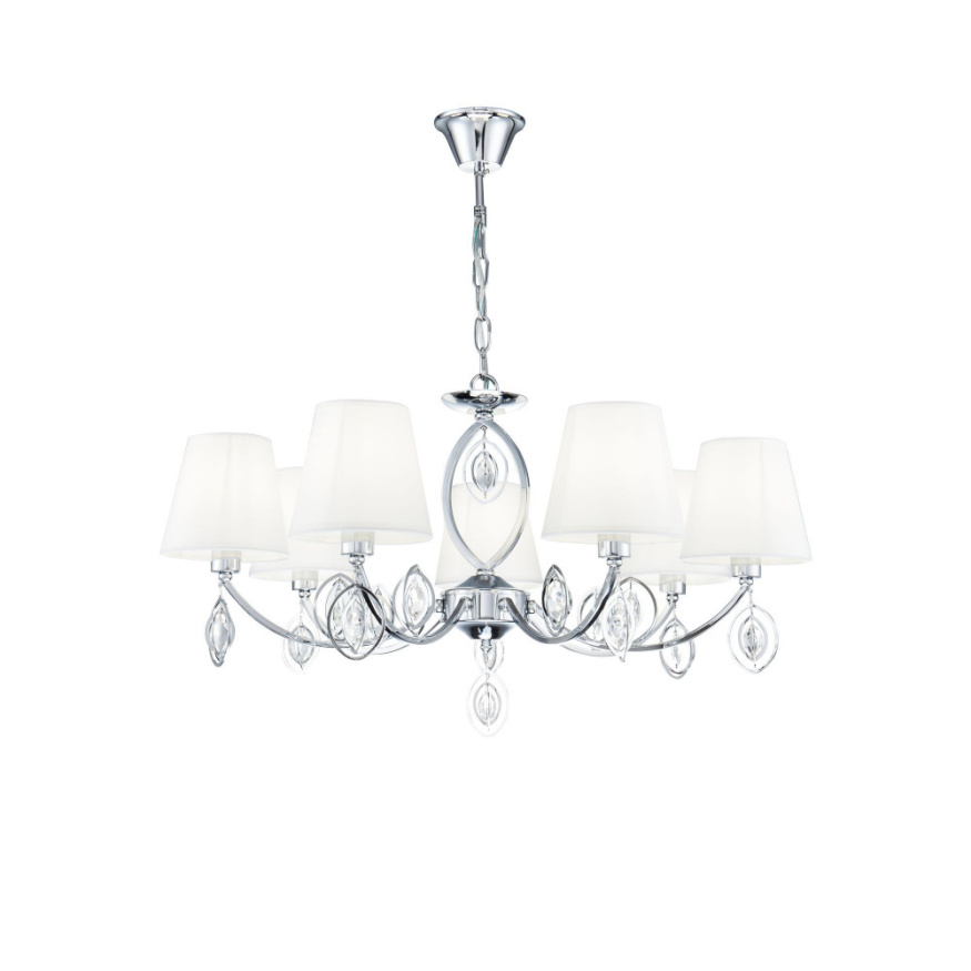 Подвесная люстра Luciana FR2003PL-07CH Freya E14 Классический, Арт-Деко